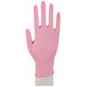Rękawice nitrylowe bezpudrowe, różowe S  A'100