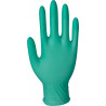 Rękawice nitrylowe bezpudrowe, zielone M A'100
