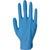 Rękawice nitrylowe bezpudrowe, niebieskie L 100szt.