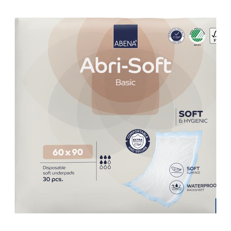 Podkłady Abri Soft Basic 60 x 90 cm 30szt.